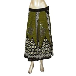 Umbrella Cut Summer Skirt Cotton Clothing for Women Size 16 (skt455a)