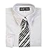 Avery Hill Boys Long Sleeve Dress Shirt with Windsor Tie