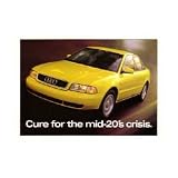 1996 AUDI A4 1.8 T Post Card Sales Piece by Audi