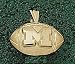 Anderson Jewelry Michigan Wolverines Football Gold Charm