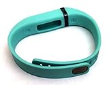 ETOPIA® OEM 1 PCS Large Replacement Fitbit Flex Sleep Wristbands Sport Arm Band Armband With Clasp for Fitbit FLEX Only-Teal(Tracker not Included)