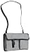 Miu Miu Women's Black and White Gingham Check Bag with Flap Over Closure and Cell Phone Front Pocket, Amaranto