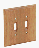 Blank Wall Plates: Do it Best Oak Imports B52607 Double Switch Plate