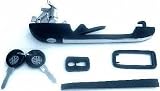 85-92 VW VOLKSWAGEN GOLF FRONT DOOR HANDLE LH (DRIVER SIDE), W/ lock & keys, Outside (1985 85 1986 86 1987 87 1988 88 1989 89 1990 90 1991 91 1992 92) V462102 191837205A