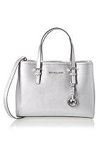 Michael Kors Bolso asa de mano Jetset (Plata)