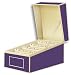 Semikolon A6 Index Card File Box, 4 x 6 Inches, Dividers A to Z, Plum (3220018)