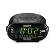 Sony ICF-C318 Automatic Time Set Clock Radio with Dual Alarm (Black)
