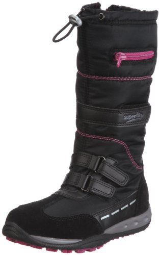 Superfit Cara Boot 70015100, Mädchen Stiefel, Schwarz (schwarz 00), EU 33