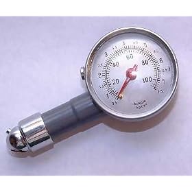100 PSI Dial Type Tire Pressure Gauge