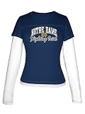 5th & Ocean Notre Dame Women's Long Sleeve Layered Tee