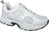 Drew Shoe Women's Flash Athletic Walker,White/White,7.5 M US