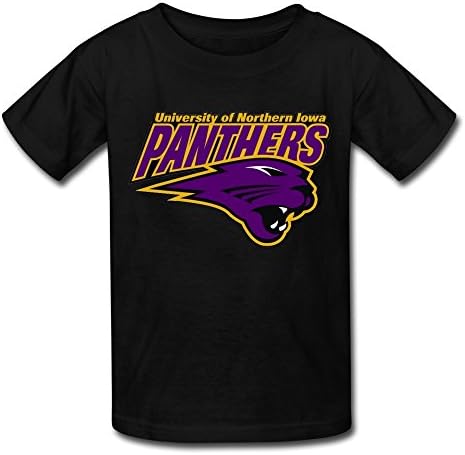 Youth Northern Iowa Panthers College Football Logo Kids Boys And Girls T-Shir...