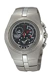 Seiko Men's Titanium Arctura Kinetic Chronograph Watch #SNL007
