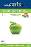 Hammermill Color Copy Digital, 32lb., 100 Bright, 11x17 Ledger, 500 Sheet/1 Ream (102660)