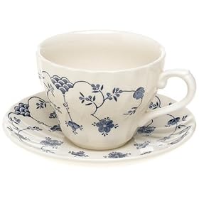 Churchill China Finlandia Tea Cups and Saucers, Set of 4