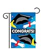 Congrats Garden Flag Indoor/outdoor 13.5" X 18"