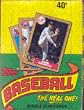 1987 Topps Baseball Wax Box