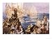 Fernandes de Quiros Portuguese Navigator Sails from Lima Peru Discovers and Names Australia Art Giclee Poster Print by G.w. Lambert, 24x18