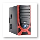 ATX Mid-Tower Case Red 450W