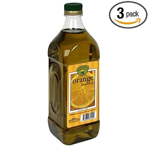 Auguri Orange Flavored Extra Virgin Olive Oil, 34-Ounce Bottles (Pack of 3) by Auguri