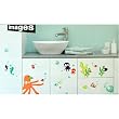 Octopus and Sea Life Wall or Furniture Stickers Nouvelles Images