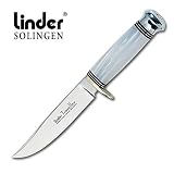 Linder Traveler IV Perlex Handle Steel Knife