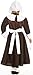 Pilgrim Girl with Bonnet (Medium 6X-8 Youth)