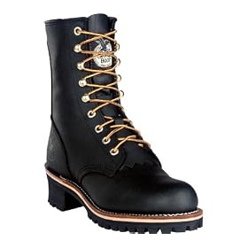 Buy Mens Georgia 8 Vibram Oil Resistant Lace-Up Casual Loggers Work Boots by Georgia Boot
