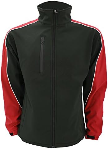 Formula Racing Mens GT Softshell Full Zip Jacket / Sportswear (XL) (Black/Red/White)