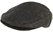 Scala Wool Tweed Ivy Scally Cap Chocolate Brown Herringbone Winter Fitted Flat Hat