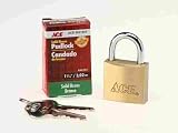 Ace Label Solid Brass Padlock (88/30DBKA201)