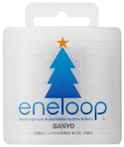 Cover image : SANYO 冬季限定スペシャルパッケージ eneloop ニッケル水素電池 (ツリー・単3形・2本パック) HR-3UTG-2BP-TR