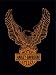 Biederlack Harley-Davidson Shield With Eagle Blanket Throw 60