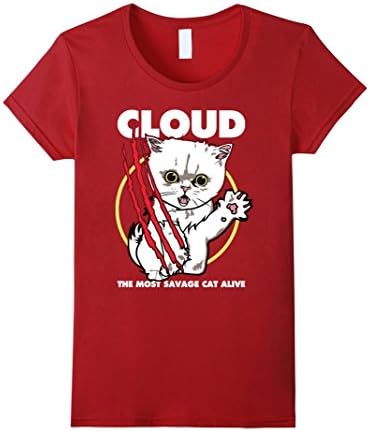Women's PopularMMOs "Savage Cloud" Tee XL Cranberry