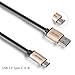 USB Type C Cable, Archeer USB 3.0 Type-C to USB-A Male Sync & Charging Cable for Samsung galaxy Apple New Macbook LG G5 Google Nexus 5X 6P Chromebook Pixel 2015 Microsoft Lumia950 XL -Gold