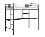 Dorel Home Products Screen Loft Bunk, Silver