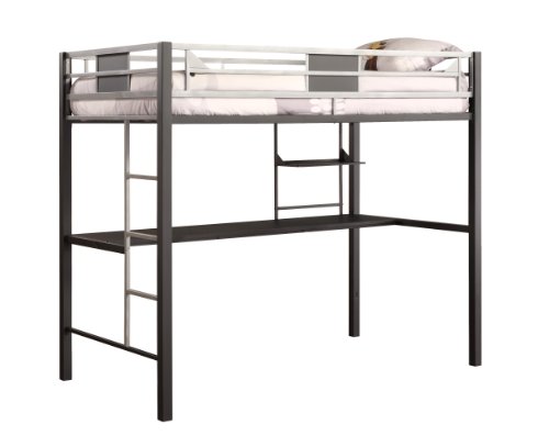 Dorel Home Products Screen Loft Bunk, Silver On Sale