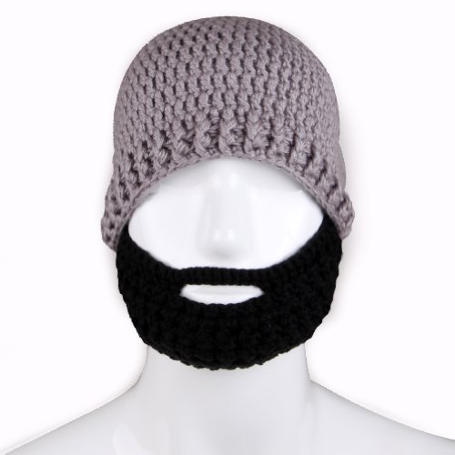 JT-Amigo Unisex Winter Knit beard beanie hat