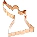 Old River Road Angel Profile Shape Cookie Cutter, Copper
