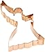 Old River Road Angel Profile Shape Cookie Cutter, Copper