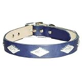 1 in. Latigo Helena Dog Collar model 6045 (Black, 22 in.)