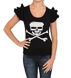 Discounts couture clothing-Romeo & Juliet Couture Knitted Skull Sweater