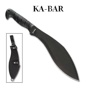 Kukri Machete w Lthr Cordura Shth by Ka-bar