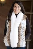 Women's Lynx Fur Vest with Fox Fur Trim