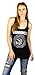 Ramones Womens Long Racerback Tank Top Black