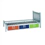American Furniture Alliance Locker Twin Bed with 3 Drawers, Multicolor
