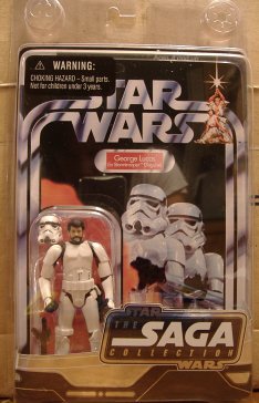 Star Wars George Lucas as Stormtrooper in Disguise Saga Collection Action Figure