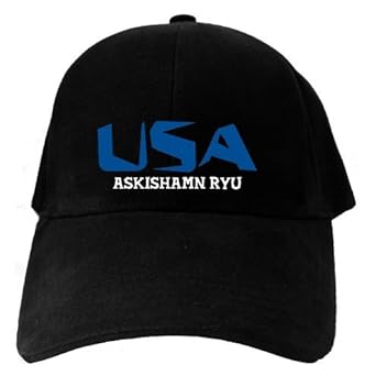 Caps Black "Usa Askishamn Ryu " Martial Arts