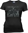 Junk Food The Beatles Abbey Road Black Juniors T-shirt Tee