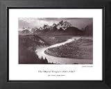 Ansel Adams Snake River B/W Photo Picture Framed Art Print